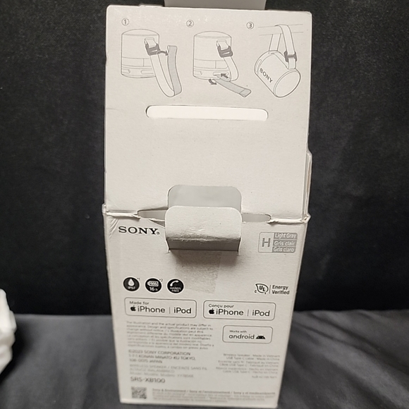 Sony XB100 Waterproof Wireless Bluetooth Speaker W Hands Free Mic & Strap - Picture 9 of 11